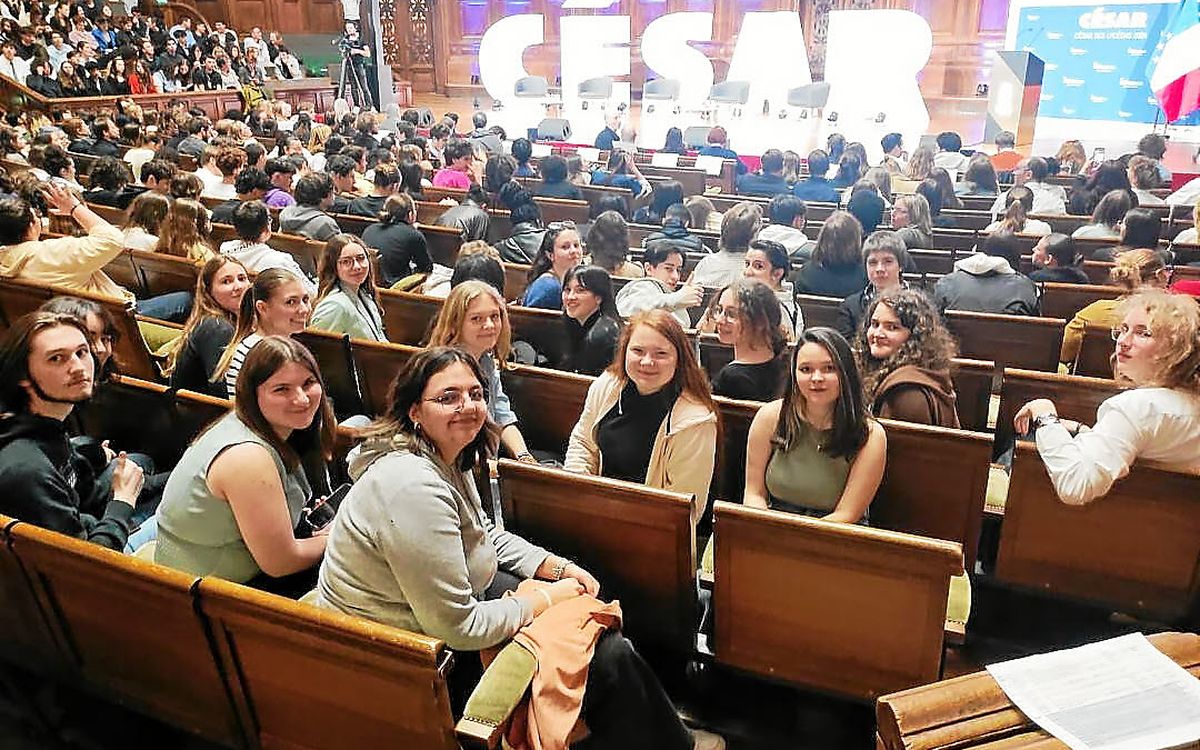 , Les élèves du lycée Saint-Joseph de Lamballe à la Sorbonne pour le prix du César des lycéens