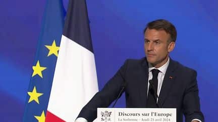Jeudi 25 avril, à la Sorbonne, à Paris, Emmanuel Macron a livré sa vision de l'Europe, qu'il veut "souveraine" et "puissante". Que faut-il en retenir ?