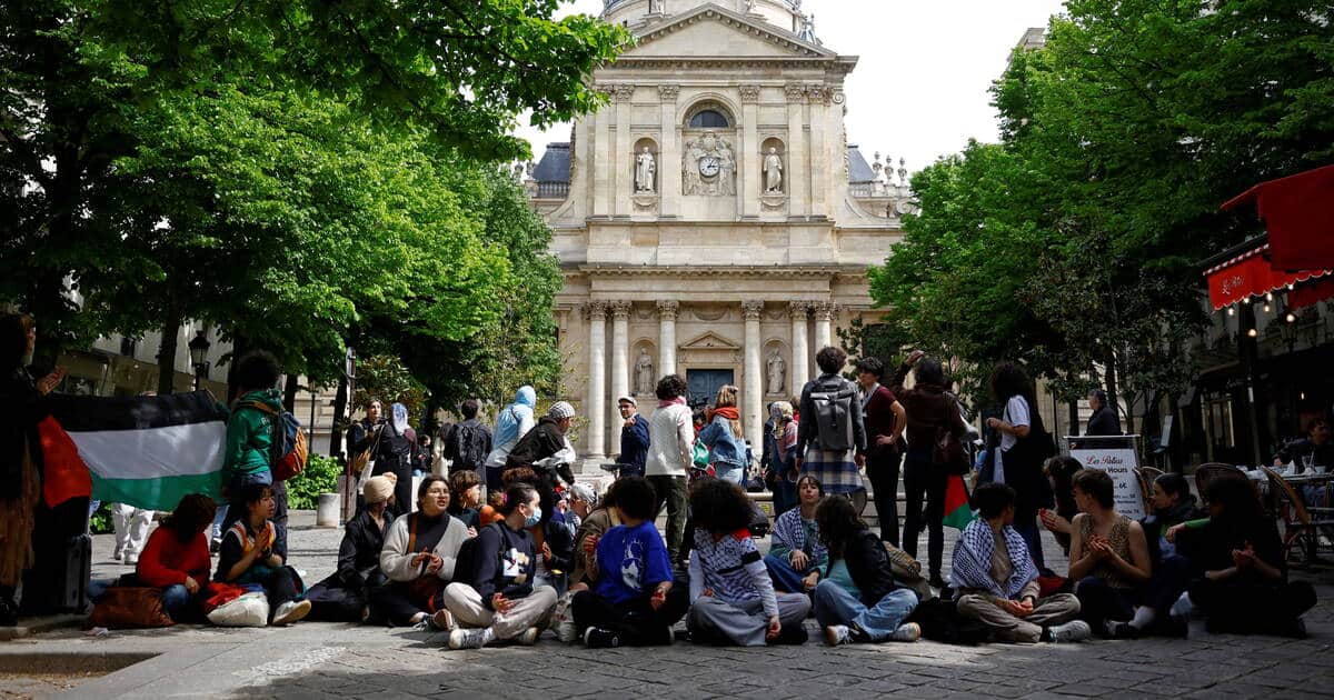 , Manifestations propalestiniennes : presque toutes les personnes interpellées à la Sorbonne déjà relâchées