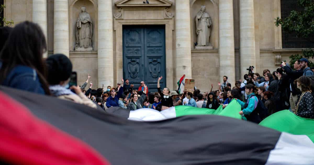 , Mobilisation des étudiants de la Sorbonne en soutien à Gaza : «Une évacuation signifie qu’ils ont peur qu’on occupe»