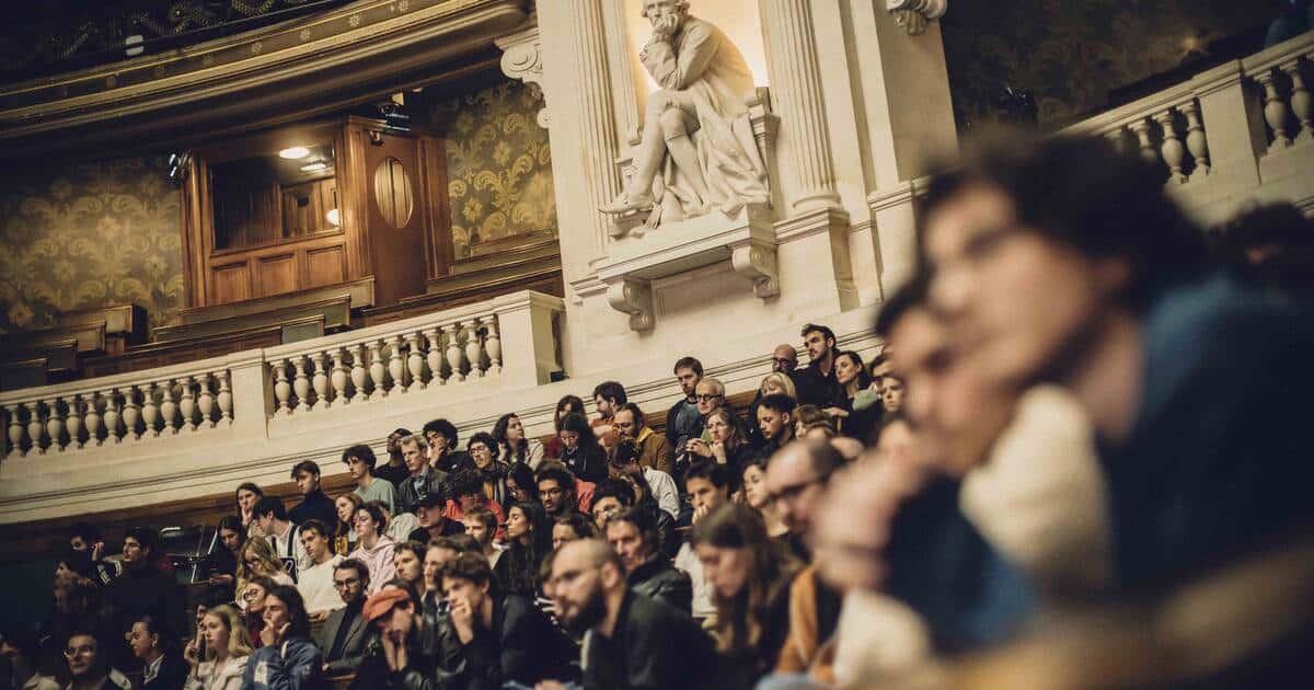 , Raphaël Glucksmann, Manon Aubry, François-Xavier Bellamy&#8230; Revivez le grand oral des candidats aux européennes à la Sorbonne